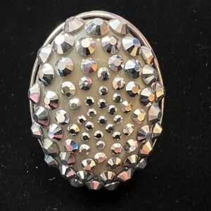 Tarina Tarantino Silver Swarovski Ring